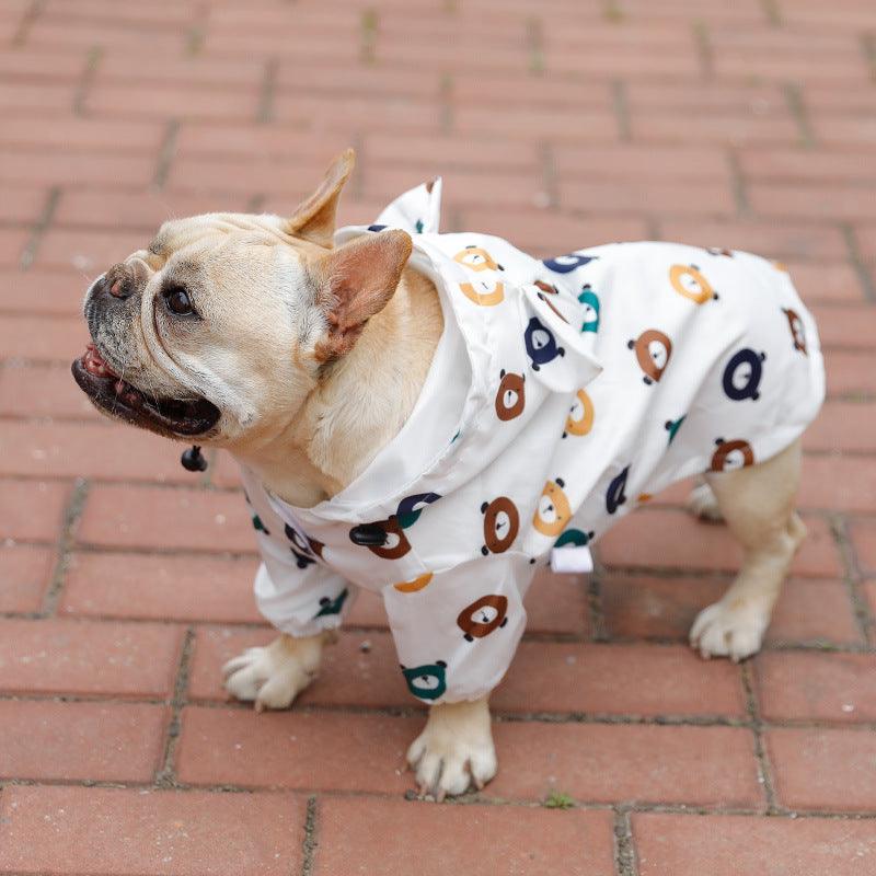 Puppy Paws Waterproof Raincoat - Bear Suit Style