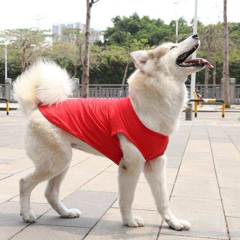 Summer Breeze Dog Vest - Stylish Cotton Shirt For Small To Extra Large Dogs