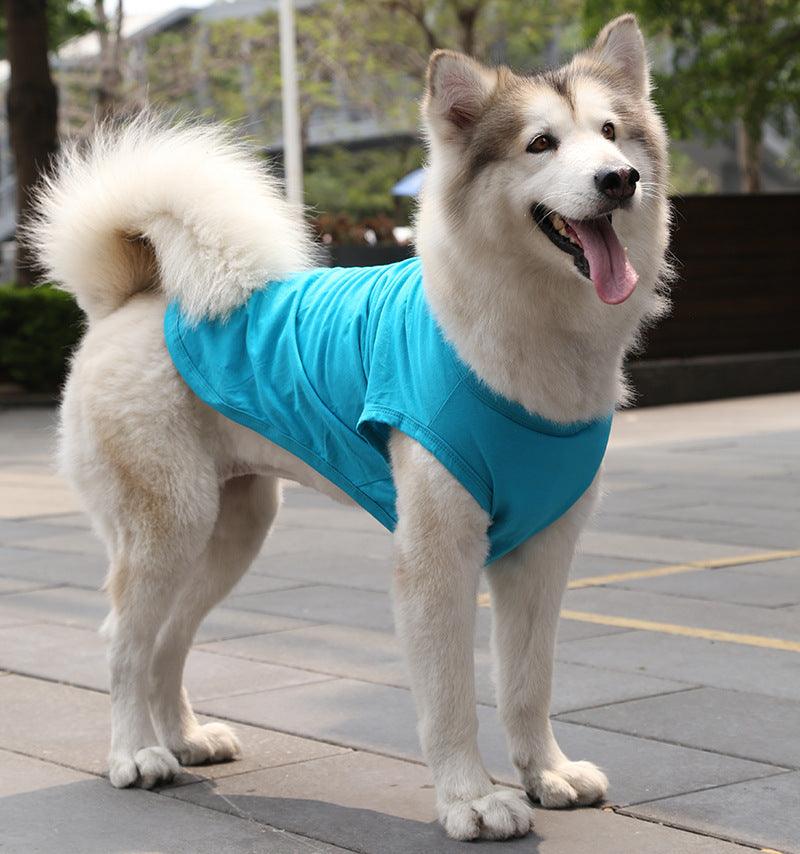 Summer Breeze Dog Vest - Stylish Cotton Shirt For Small To Extra Large Dogs