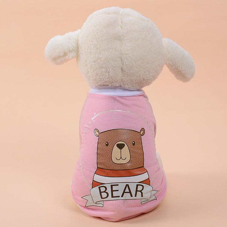 Premium Cotton Dog Vest - Stylish And Comfortable Pet Clothing For All Seasons
