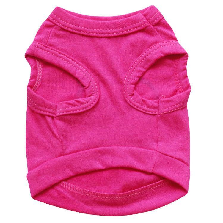 Cotton Jersey Pet Vest - Stylish And Comfy Pet Clothing For Dogs