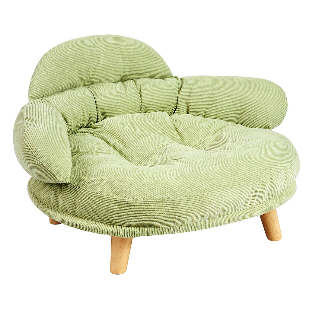 Pawz Elevated Pet Dog Cat Sofa Bed Couch L Size Green