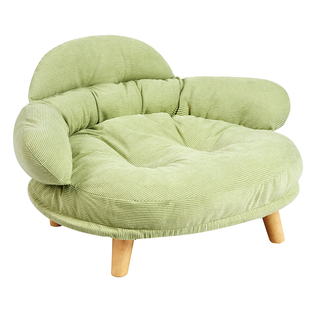 Pawz Elevated Pet Dog Cat Sofa Bed Couch XL Size Green